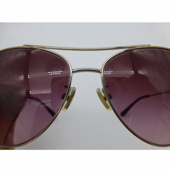 Coach Sunglasses Light Gold-Tone Aviator Sunglasses With Original Case - Picture 14 of 16